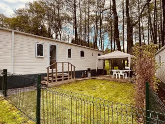 Stacaravan met prachtige ligging in de Ardennen
