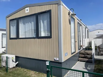 Mooie stacaravan Rêve d’Été met standplaats, Marva 1 Westende