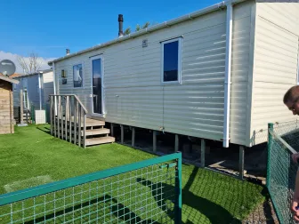 Goed onderhouden sta caravan