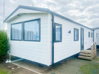 Stacaravan (wordt volledig aangelegd) te Polderpark op 800M van de zee